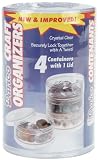 Craft Organizers Stackable 2-3/4" Circles - Clear