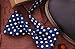 Tok Tok Designs® Handmade Boys Bow Ties - BK124 (Silky Navy Blue)