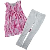 Little Maven Girls 2-6x Tie Die Knit Dress, Pink, 6