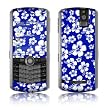 Aloha Blue Design VERTICAL CAMERA Original Pearl 8110/ Pearl 8100 Cell Phone Protective Skin Decal Sticker