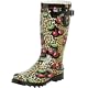 Chooka Women's Cherry Leopard Rainboot