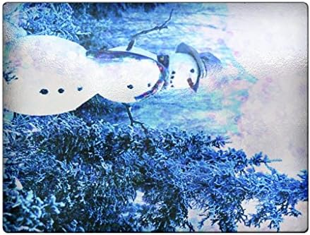 Mr Frosty Wonderland - Glass Cutting Board