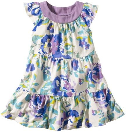 Tea Collection Baby-girls Desert Rose Mini Twirl Dress, Rice (6-12 Months)