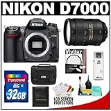 Nikon D7000 Digital SLR Camera Body with 28-300mm VR Lens + 32GB Card + Fil ....