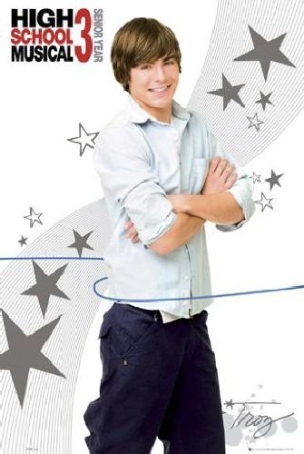 1art1 42624 High School Musical - 3, Troy Freizeithemd Poster 91 x 61 cm