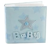 from Figurines-Gifts UK Baby Boy Luxury Photo Album NEW Gift, Christening Present