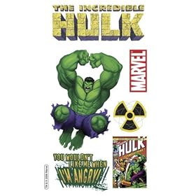 Marvel 3-D Stickers-The Incredible Hulk