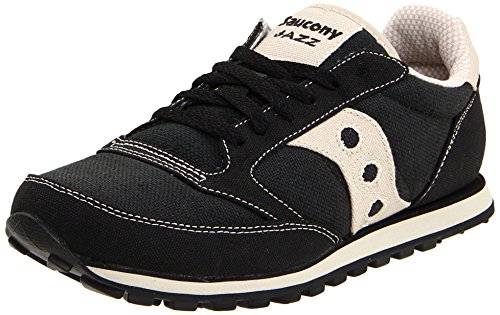Saucony Originals Men's Jazz Low Pro Vegan Sneaker,Black/Oatmeal,7 M