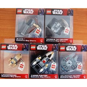 Lego Star Wars Mini Figure Exclusive Bag Charm 5pcs Set