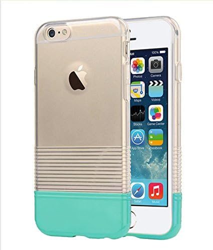 iPhone 6s / 6 Clear Case, Candy Pantone Thin Protective Case for Apple iPhone 6 / iPhone 6s 4.7" (Turquoise)