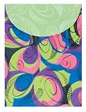 The Gift Wrap Company Colorful Craze Sliding Gift Card Holder, 12-Count Pack