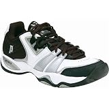 Prince T-10 Tennis Shoe-White/Black/Silver