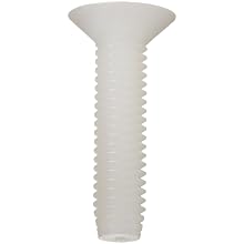 Nylon 6/6 Machine Screw, Flat Head, Phillips Drive (Metric)