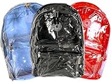 Wholesale Lot (60) Clear Backpacks/ Transaprent Book Bag/ Clear PVC School Backpacks/ See-through Daypack