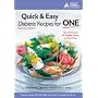 Quick & Easy Diabetic Recipes for One