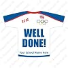 Sports Shirt Medal Stickers