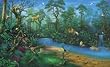 Jungle Wall Mural - 8'3"x13'8"