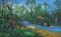 Jungle Wall Mural - 8'3"x13'8"