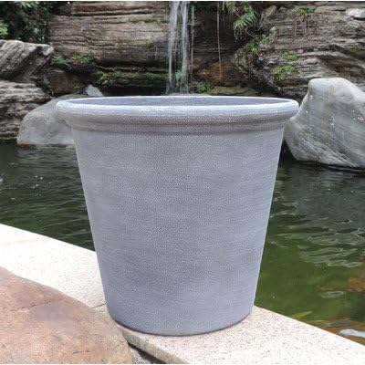 Round Pot Planter Size: 11.8" H x 11.4" W x 11.4" D
