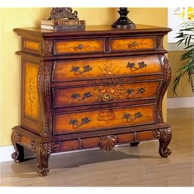 Console Cabinet With Five Drawers by 