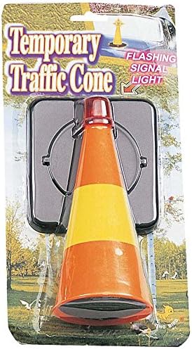9" Reflective Safety Traffic Cone With Flashing Light On Top : ( Pack of 5 Pcs. )