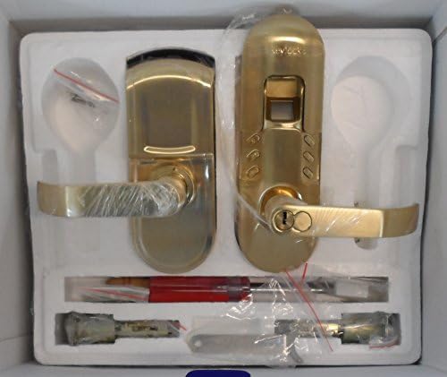 Keylock Biometric Fingerprint, Code, or Key Door lock - Right Handle 6600-98