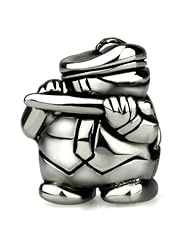 Sterling Silver Ohm Marching Band Flute Player Bead Charm AAM005