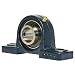 UCP205 Pillow Block Mounted Bearing, 2 Bolt, 25mm Inside Diameter, Set screw Lock, Cast Iron, Metric
