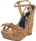 bebe Womens Faithful Wedge Sandal Sandal