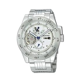Orient Star Mens Retro-Future Silver White Automatic Watch #YFH02001S by Orient