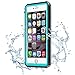 iPhone 6 Plus Waterproof Case,Eonfine iPhone 6s Plus Case Clear Protective Case IP68 Certified With Touch ID Built-in Screen Protector Heavy Duty Shockproof Case Skin for iPhone 6/6s Plus Teal
