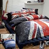 Rock UK Duvet Cover Set, Multi, Single
