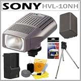 Sony HVL-10NH 10W Battery Video Light for the sony DCR-SR100 and HDR-HC3 Camcorders + Accessory Kit