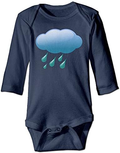Cloud And Rain Warm Unisex Romper For Babies