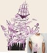 Goldberg On The High Sea Men's T-shirt