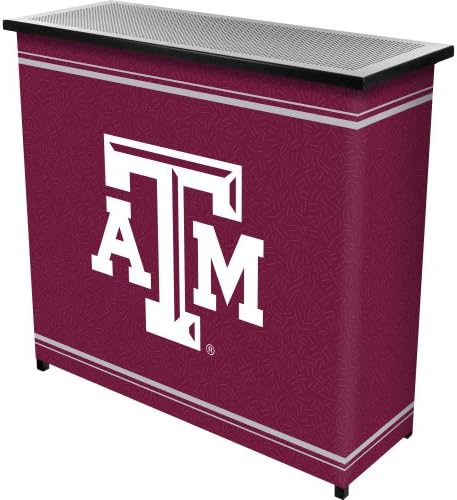 NCAA Texas A&M University Two Shelf Portable Bar with Case