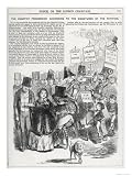 Cartoon of a Hoax Petiti Stretched Canvas Poster Print