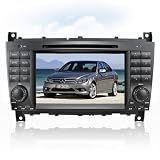 51jJLopYEWL. SL160  Koolertron (TM) For Mercedes Benz C Class W203 (2004 2005 2006 2007) / Benz CLK W209 (2006 2007 2008 2009 2010) / Benz CLC (2008 2009 2010) Indash Car Navigation System GPS Radio AV Receiver with 7 inch Touch Screen + iPod Bluetooth
