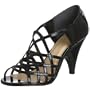 Bronx Women's Shelby Basket Pump,Black Patent,38 EU (US Women's 8 M)