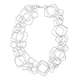 SkyeSterling Designer Sterling Silver 3 Row Multi Squares Chain Necklace 18in