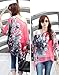 DaySeventh Womens Batwing Dolman Sleeve Shirt Chiffon Flowers Tops Blouse