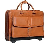 Clark & Mayfield Women's Stafford Rolling Laptop Tote Computer Case