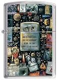Zippo Custom Lighter - America Military Montage RARE!