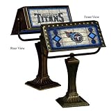 Tennessee Titans Memory Company Team Art Glass Banker's Lamp NFL Football Fan Shop Sports Team Merchandise