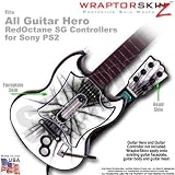 Lightning Black Skin by WraptorSkinz TM fits All Sony PS2 Guitar Hero SG Guitar Controllers (GUITAR NOT INCLUDED)