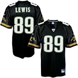 Reebok Jacksonville Jaguars #89 Marcedes Lewis Black Alternate Replica Football Jersey
