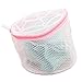 DDLBiz Fashion New Underwear Bra Sock Laundry Washing Mesh Zip Bag Aid Net(Rose)
