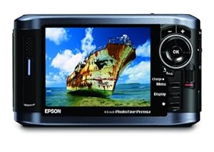 Epson P-6000 80GB Multimedia Storage Drive, Photo Viewer and Audio-Video Player with 4-Inch LCD