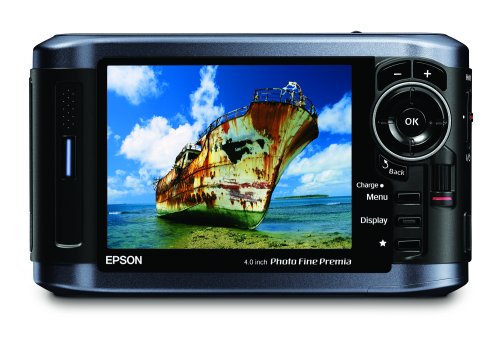 Epson P-6000 80GB Multimedia Storage Drive, Photo Viewer and Audio-Video Player w/ 4-Inch LCD