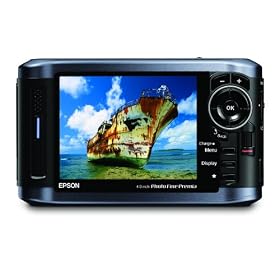 Epson P-6000 80GB Multimedia Storage Drive, Photo Viewer and Audio-Video Player w  4-Inch LCD by Epson